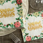 纸餐巾生产厂家-批发圣诞1层定制