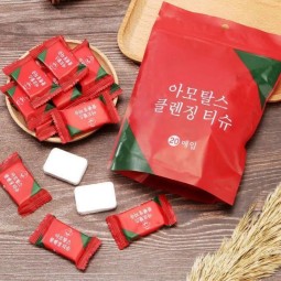 Compressed Towels Supplier - Transparent 500pcs Eco