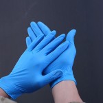 Nitrile Gloves Factory - Premium Custom Blue Elastic