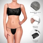Disposable Underwear Manufacturer - Microfiber Travel Black