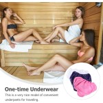 Disposable Underwear Factory - Soft Silky Travel Black