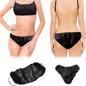 Disposable Underwear Supplier - Unisex Travel Black