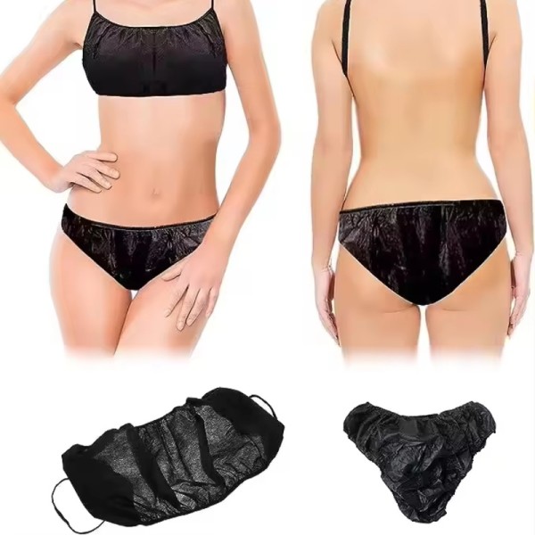 Disposable Underwear Supplier - Unisex Travel Black
