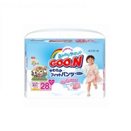 婴儿纸尿裤生产厂家 - GOO.N XXL号裤式28片