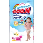 婴儿纸尿裤厂家 - GOO.N XL号裤式40片尿布