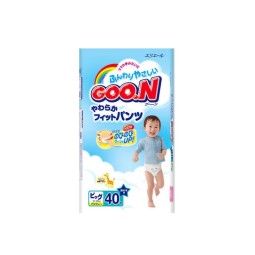 婴儿纸尿裤厂家 - GOO.N XL号裤式40片尿布