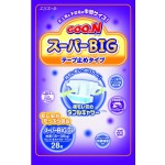 婴儿纸尿裤厂家 - GOO.N XXXL号贴式28片尿布