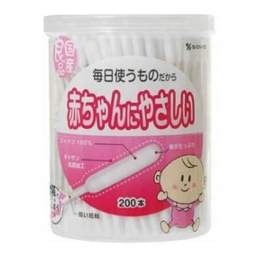 棉签厂家 - 医用清洁200支圆盒