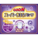 婴儿纸尿裤厂家 - GOO.N XXXL号裤式14片尿布
