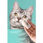 宠物湿巾工厂-便携布质80片眼面部环保