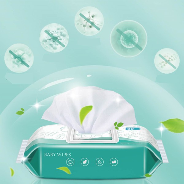 婴儿湿巾供应商-可降解无香80片迷你装