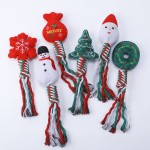 狗咀嚼玩具生产厂家 - 棉绳洁牙圣诞