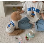 宠物连帽衫生产厂家 - 熊款两腿绒布保暖棉