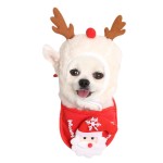 宠物帽子套装厂家 - 圣诞风格棉质服装