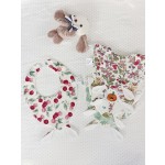 婴儿围兜生产厂家 - 可定制印花棉质口水巾