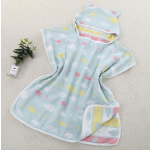 Baby Bath Towel Factory - 4/6 Layers Muslin Hooded Cape Bathrobe