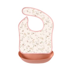 婴儿围兜厂家 - 防水卡通可拆卸免洗