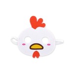 毛毡眼罩厂家 - 卡通动物派对装饰面具