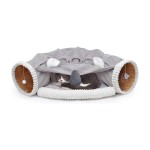 猫隧道厂家 - 2合1清新棕色窝半开放