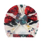 婴儿贝雷帽生产厂家 - 春秋薄款套头蝴蝶结