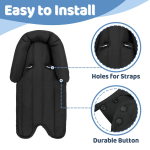 婴儿头部支撑厂家 - 儿童座椅垫汽车插入