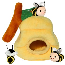 狗玩具厂家 - 蜜蜂蜂蜜屋躲猫猫发声