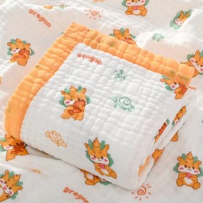 纱巾毯厂家 - 柔软幼儿6层婴儿床