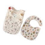 婴儿围兜厂家 - 防水纱巾可调三角巾