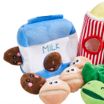 狗毛绒玩具厂家 - 发声卡通动物咀嚼玩具