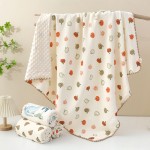 婴儿毯厂家 - 代工棉纱幼儿园午睡