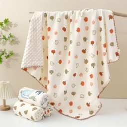婴儿毯厂家 - 代工棉纱幼儿园午睡