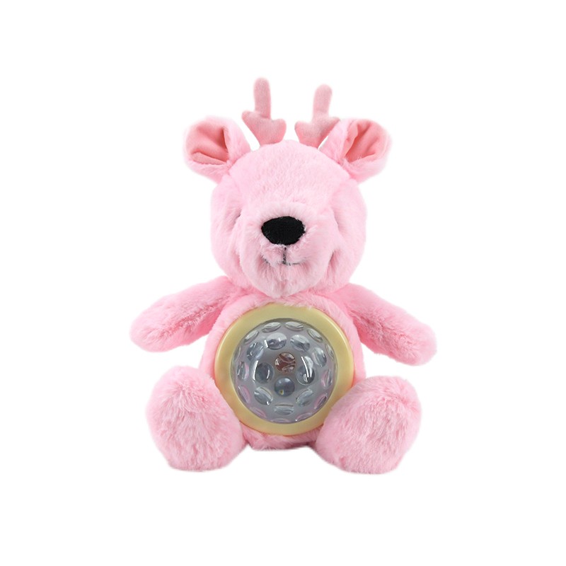 小鹿夜灯生产厂家 - 音乐毛绒玩具减压