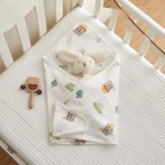 婴儿襁褓生产厂家 - 整体印花方形保暖