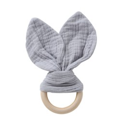 婴儿安抚巾厂家 - 纱巾棉木耳牙胶