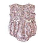 婴儿连体衣生产厂家 - 可爱花卉爬行服针织