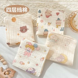 婴儿毯生产厂家 - 可定制棉纱襁褓包裹