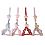 狗牵引绳厂家 - 带绳胸背带散步