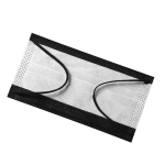 医用口罩生产厂家-黑色医用口罩耳挂式