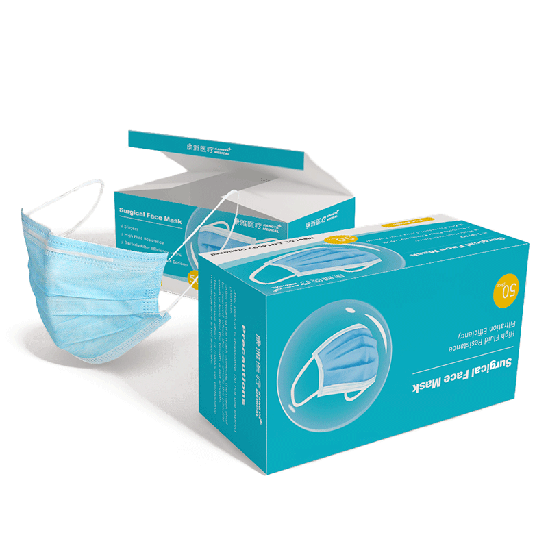 口罩工厂-抗病毒医用标准三层耳挂式