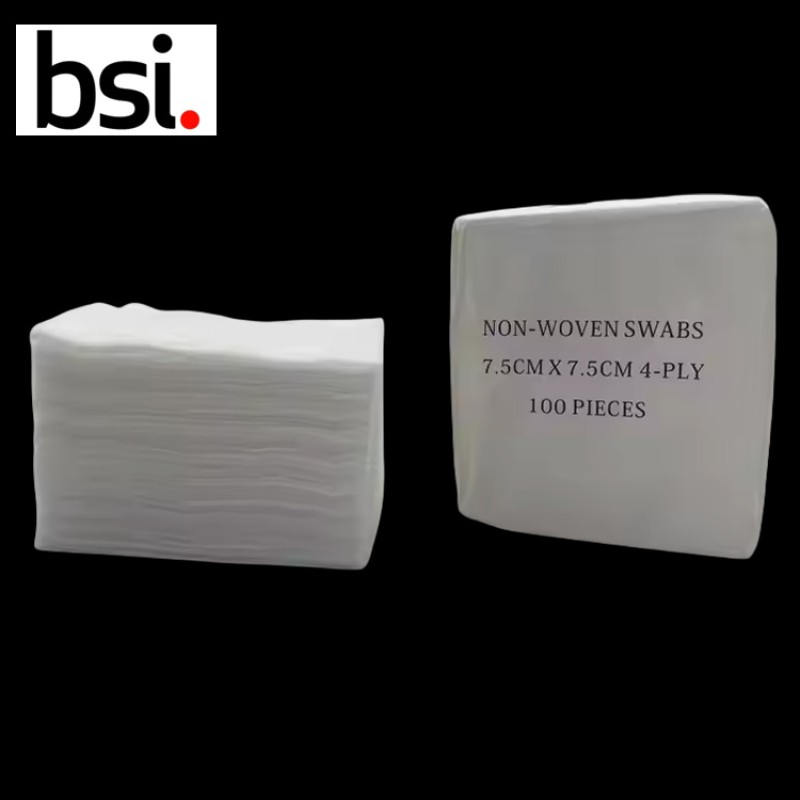 医用棉签生产厂家-非织造棉签10X10厘米
