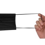 医用口罩生产厂家-黑色医用口罩耳挂式