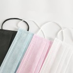 医用口罩生产厂家-中国白名单彩色三层耳挂