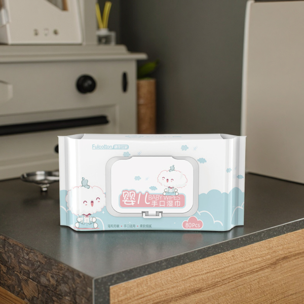 婴儿湿巾供应商-批发可定制印花非织造