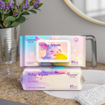 婴儿湿巾工厂-批发环保EDI纯水80片装