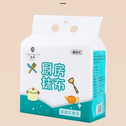 清洁巾生产厂家-宝柔热销白色再生清洁非织造