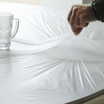 桌布工厂-120cm红白防水家用餐厅PE