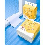 清洁巾工厂-宝柔厂价批发可重复使用白色