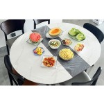 桌布供应商-120cm红白透明防水家用餐厅