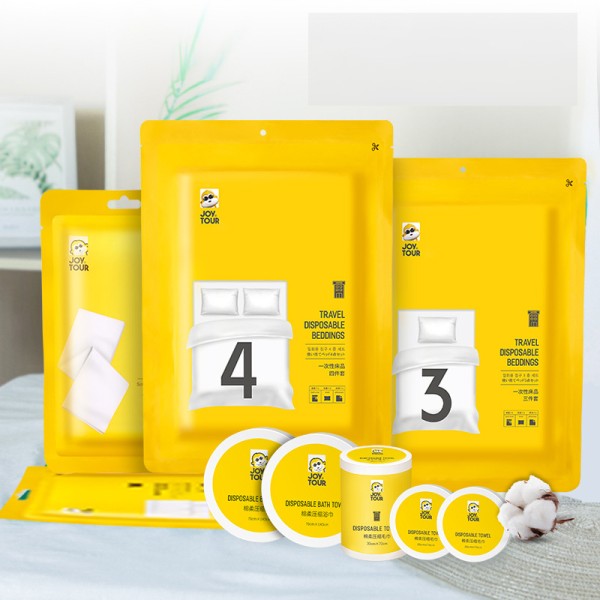 枕套生产厂家-SMS非织造旅行枕套床单