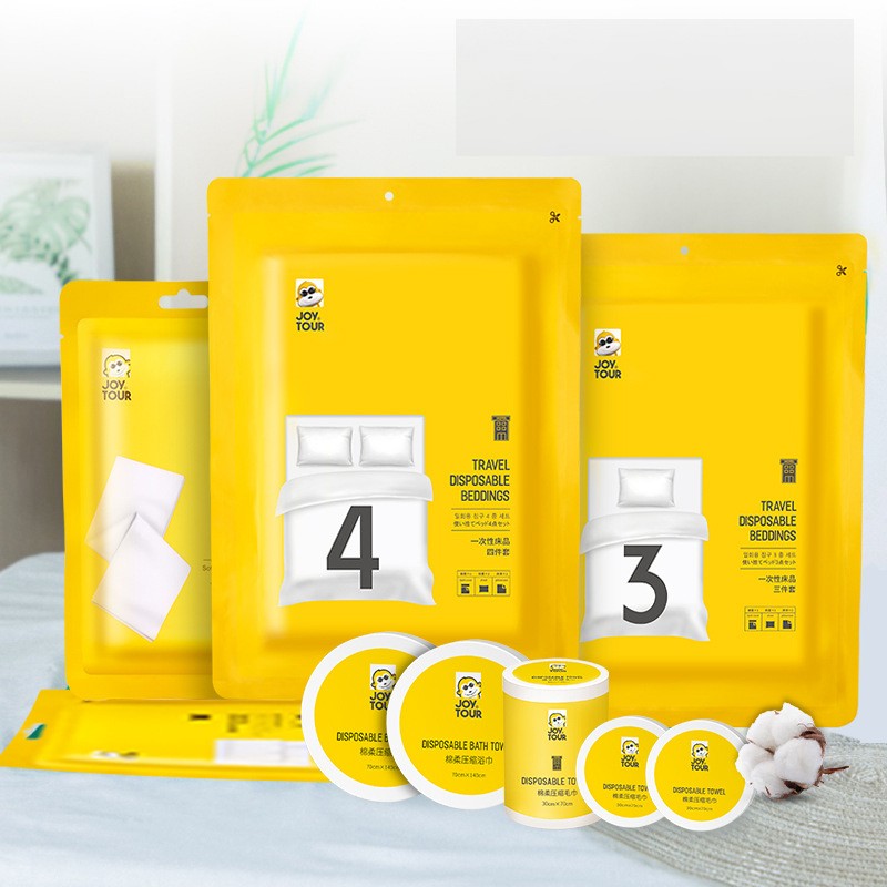 枕套生产厂家-SMS非织造旅行枕套床单